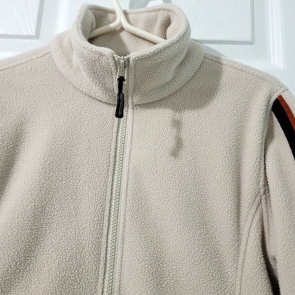 Vintage Harley Davidson Unisex Full-Zip Fleece Jacket with Writing Logo Size M - Picture 3 of 16